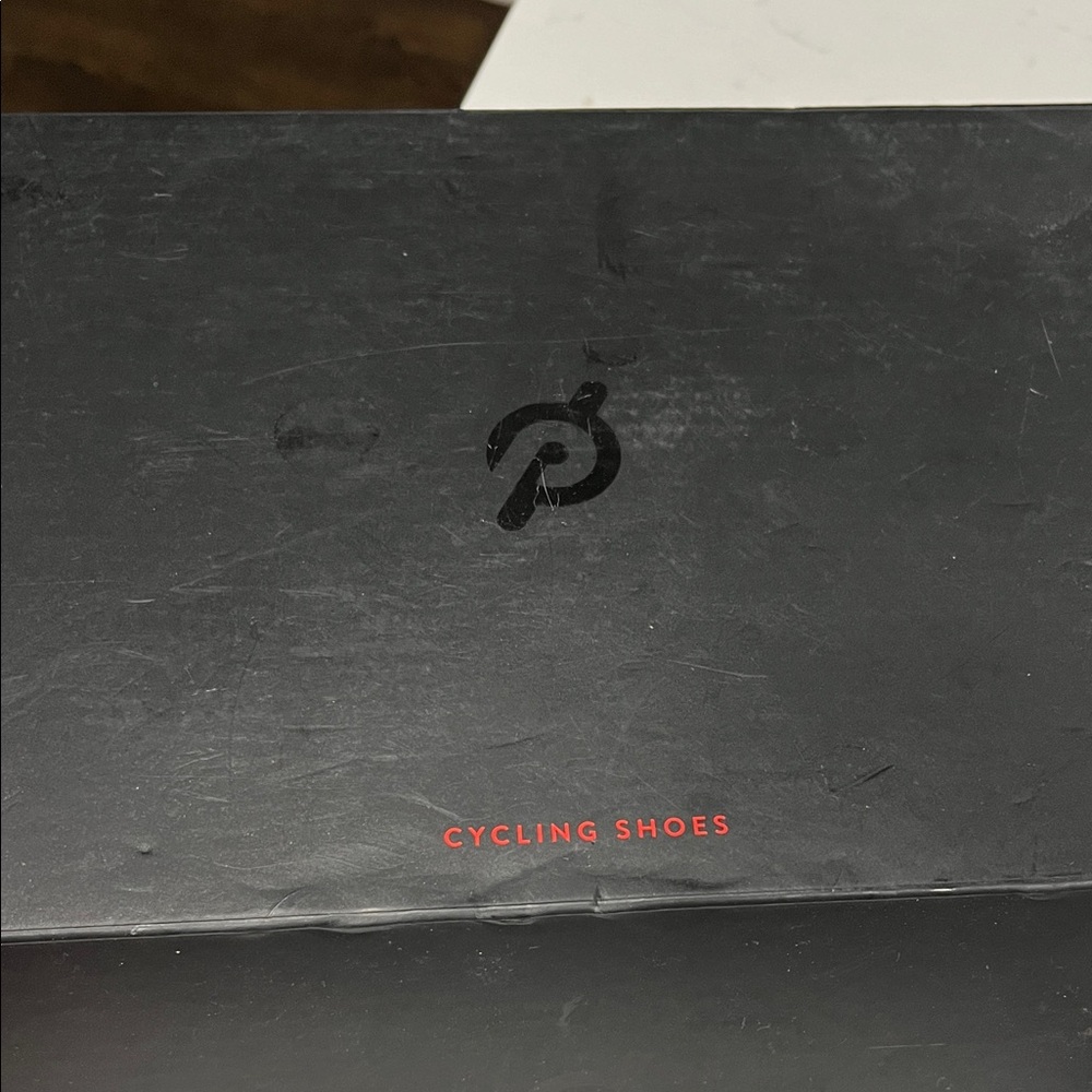 Peloton Black and Red Cycling Shoes